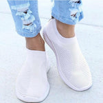 Women Flat Slip On Shoes Lightweight Solid Color Sneakers Summer Flats Shoes