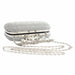 Silver Diamante Crystal Diamond Evening Bag Women Designer Clutch Handbag