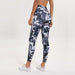 Women High Waist Printed Color Yoga Naked-feel Tummy Control Workout leggings