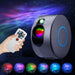 Laser Galaxy Starry Sky Projector Rotating Water Waving Night Light Led Colorful Nebula Cloud Lamp