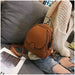 Women's Designer Fashion Leather Backpack Mini Soft Touch Small Shoulder Bag
