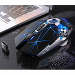 Gaming Mouse Rechargeable Silent Wireless LED Backlit 2.4G USB Optical Ergonomic Mouse