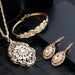 Arabic Ethnic Jewelry Sets Necklace Earring Bracelet Morocco Caftan Fashion Accessories