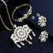 Arabic Ethnic Jewelry Sets Necklace Earring Bracelet Morocco Caftan Fashion Accessories