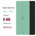 Double Sided Yoga Mat Position Line Pilates Non Slip Fitness Gym Yoga Mats