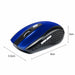 Wireless Mouse 2.4GHz 6 Buttons Optical Gaming Mouse With USB Receiver