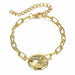 Vintage Gold Pearl Bracelet Korean Design Punk Bracelets Women Fashion Jewelry