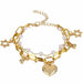 Vintage Gold Pearl Bracelet Korean Design Punk Bracelets Women Fashion Jewelry