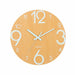 Luminous Wall Clock 12 Inch Wooden Silent Non-Ticking Night Lights Wall Clocks