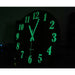 Luminous Wall Clock 12 Inch Wooden Silent Non-Ticking Night Lights Wall Clocks