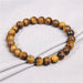 Natural Stone Bracelets Healing Energy Tiger Eye Bracelet Polished Jewelry