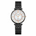 Women Fashion Diamond Wristwatches Stainless Steel Silver Mesh Strap Quartz Watches
