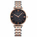 Women Fashion Diamond Wristwatches Stainless Steel Silver Mesh Strap Quartz Watches