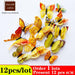 Butterflies Wall Stickers Home Decor Multicolor Double Layer 3D Butterfly Sticker 12Pcs