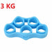 3/4/5KG Finger Gripper Silicone Strength Training Grips Resistance Band