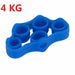 3/4/5KG Finger Gripper Silicone Strength Training Grips Resistance Band