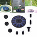Mini Solar Water Fountain Garden Decoration Solar Powered Fountain