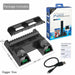 PS4/PS4 Slim/PS4 PRO Console Stand with Cooling Fan Cooler PS 4 Dual Controller Charger Charging Station for SONY Playstation 4