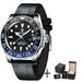 Luxury Men Mechanical Wristwatch Sapphire Glass Stainless Steel GMT Brand Men Watches