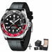 Luxury Men Mechanical Wristwatch Sapphire Glass Stainless Steel GMT Brand Men Watches