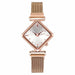 Women Square Watch Magnet Buckle Gradient Color Wristwatches