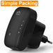 Wireless WiFi Repeater Extender 300Mbps Router Signal Amplifier Wi Fi Booster
