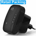Wireless WiFi Repeater Extender 300Mbps Router Signal Amplifier Wi Fi Booster