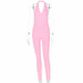 Women Long Jumpsuits Skinny Backless Sleeveless Overalls Fashion Sportswear