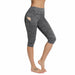 3/4 Yoga Pants Women Capri Sport leggings Pants Women Fitness Wear