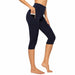 3/4 Yoga Pants Women Capri Sport leggings Pants Women Fitness Wear