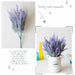 Romantic Provence Lavender Wedding Decorative Artificial Flowers Home Decor