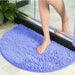 Soft Carpet Slip-resistant Bathing Room Rug Semi Circle Floor Door Cushion Mat Rug