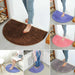 Soft Carpet Slip-resistant Bathing Room Rug Semi Circle Floor Door Cushion Mat Rug