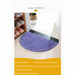 Soft Carpet Slip-resistant Bathing Room Rug Semi Circle Floor Door Cushion Mat Rug