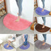Soft Carpet Slip-resistant Bathing Room Rug Semi Circle Floor Door Cushion Mat Rug