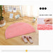 Soft Carpet Slip-resistant Bathing Room Rug Semi Circle Floor Door Cushion Mat Rug