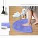 Soft Carpet Slip-resistant Bathing Room Rug Semi Circle Floor Door Cushion Mat Rug