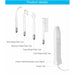 4 In 1 High Frequency Electrotherapy Electrode Light Acne Wand Skin Care Acne Remover