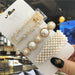 Handmade Pearls Hair Clips Pin Women Fashion Geometric Flower Barrettes Headwear