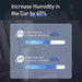 Car Air Humidifier Aluminum Alloy 300mL LED Light  Auto Humidifier