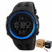 Fashion Outdoor Sports Watch Men Multifunction 5Bar Waterproof Digital Watch