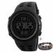 Fashion Outdoor Sports Watch Men Multifunction 5Bar Waterproof Digital Watch