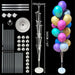 Balloon Stand Set 7/19-Tier Confetti Balloons for Birthdays Baby Showers Weddings Party Decorations