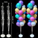 Balloon Stand Set 7/19-Tier Confetti Balloons for Birthdays Baby Showers Weddings Party Decorations