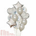 Balloon Stand Set 7/19-Tier Confetti Balloons for Birthdays Baby Showers Weddings Party Decorations