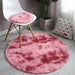 Round Fluffy Rug Carpets Faux Fur Floor Plush Rugs Shaggy Area Rug Modern Mats