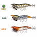 3D Hybrid Squid EGI Shrimp Lure –  Premium Fishing Jig for Squid, Octopus & Cuttlefish