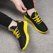Men Casual Shoes Sneakers Breathable Air Mesh Lace Up Wear-Resistant Sport Shoes