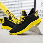 Men Casual Shoes Sneakers Breathable Air Mesh Lace Up Wear-Resistant Sport Shoes