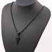 New Fashion Arrow Necklace Black Metal Punk Cross Pendant Necklace Unisex Jewelry